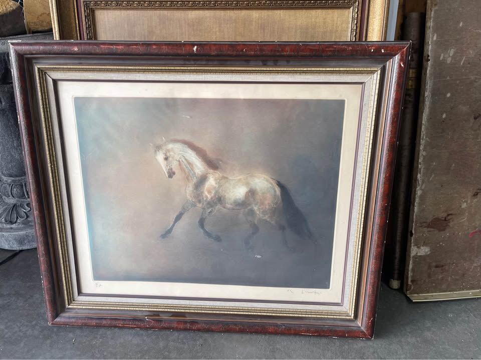 Kaiko Moti signed artwork framed