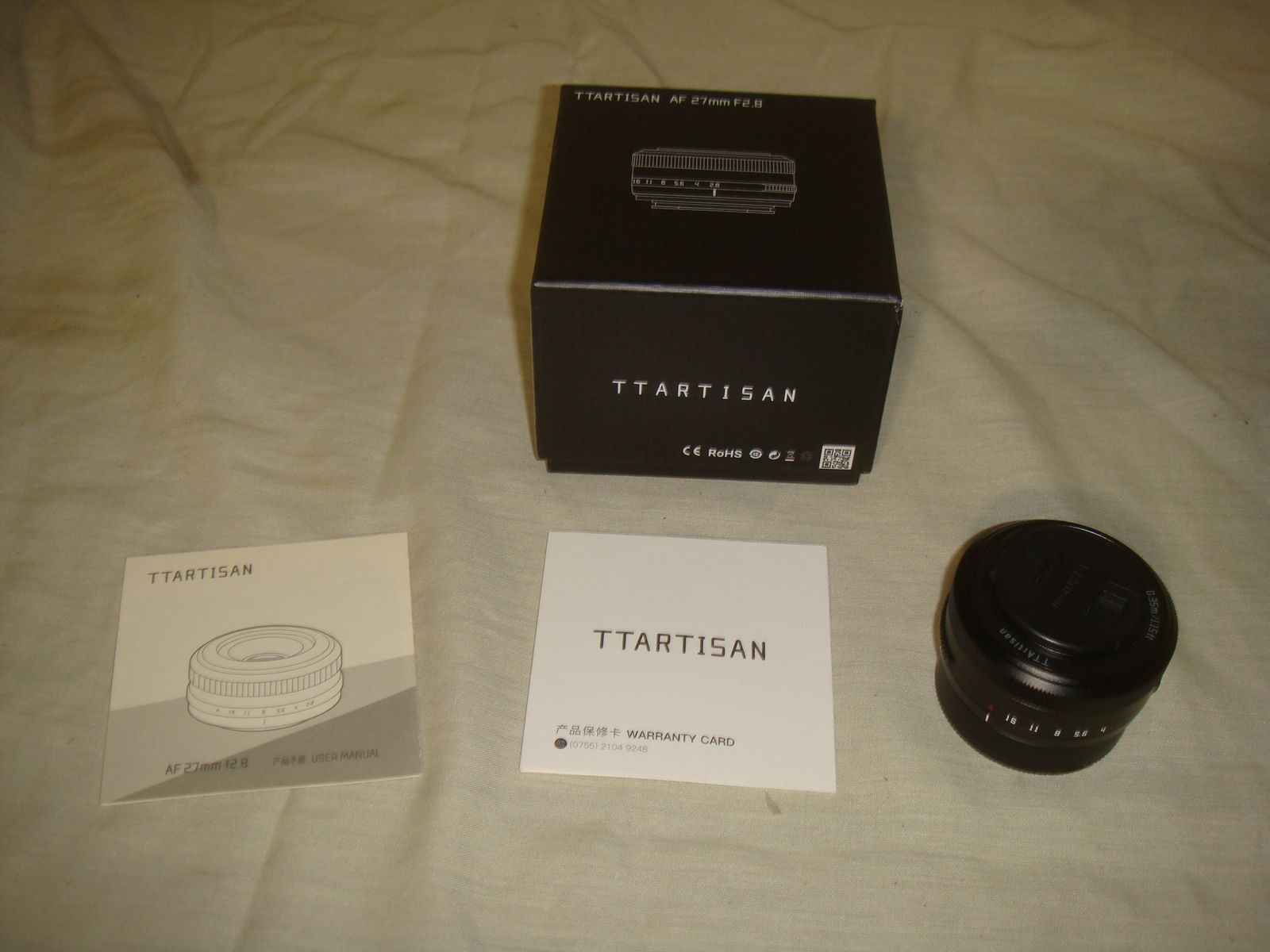 Ttartisan Af2728-x-b 27mm F2.8 Af Lens For Fuji X Mount Cameras
