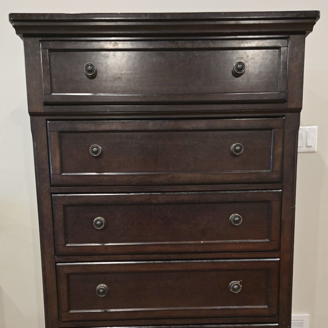 Tall 5 drawer dresser