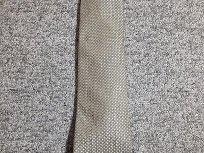 Tommy Hilfiger Geometric Square Yellow and Plaid Blue Switchback Vintage Tie