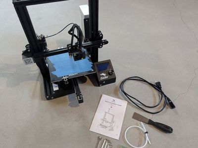 Upgraded Ender 3 with tools and replacement parts
