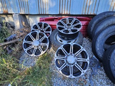 20x9 aluminum wheels for Ford f250 or 350 8x180