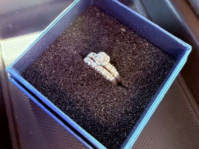 1 Carat Diamond Wedding Set