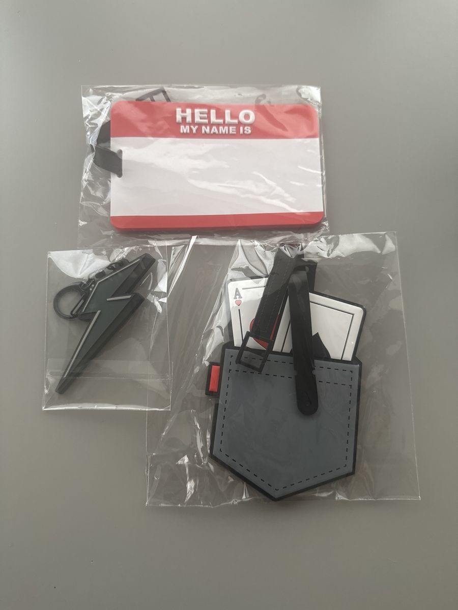 Brand New Golf Bag Tags and Keychain