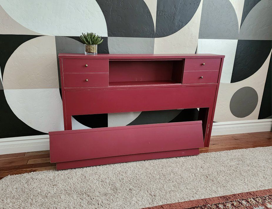 Authentic Mid Century Modern Full Bed