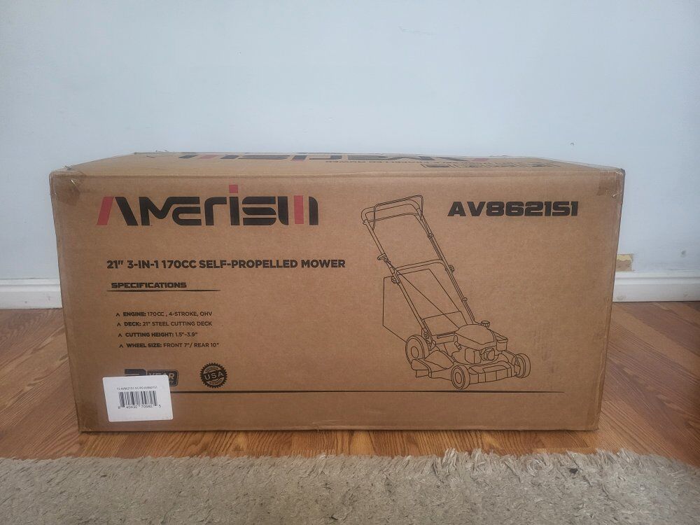AmeriSun Self-Propelled Gas Lawn Mower