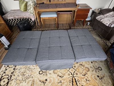 Ottoman Twin Bed Conversion