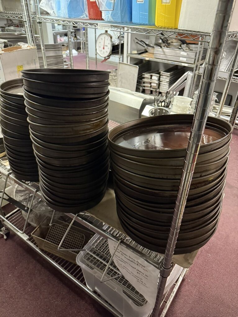 Used Deep Pizza Pans Various Sizes AvaIlable black Friday sale $5 each