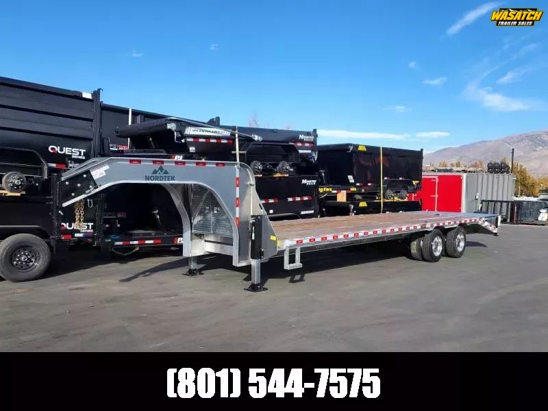2026 Nordtek Trailers 30' (25+5) Gooseneck 23K Alu