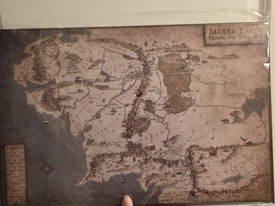 Middle Earth map canvas
