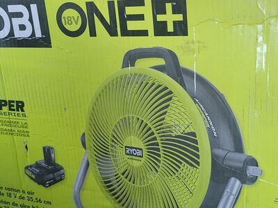 New ryobi one+ fan
