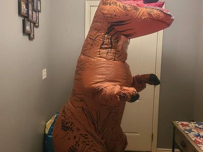 Like New adult Inflatable T-Rex costume
