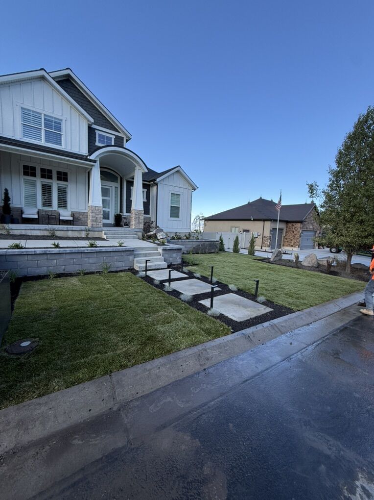 Landscaping, Retaining And Xersicsaping Material