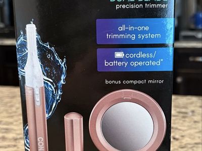 Conair Satiny Smooth Dual Blade Precision Trimmer, cordless/battery operated.