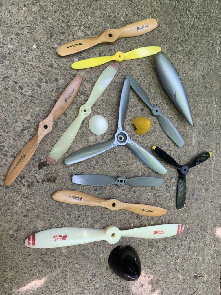 Misc Model Control Line Airplane Items And Parts