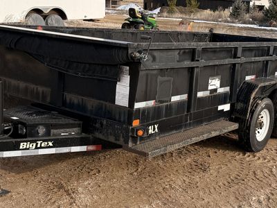 BigTex 14LX Hydraulic Dump Trailer | Clean Title | Upgraded Side Steps | 14-Ply Tires