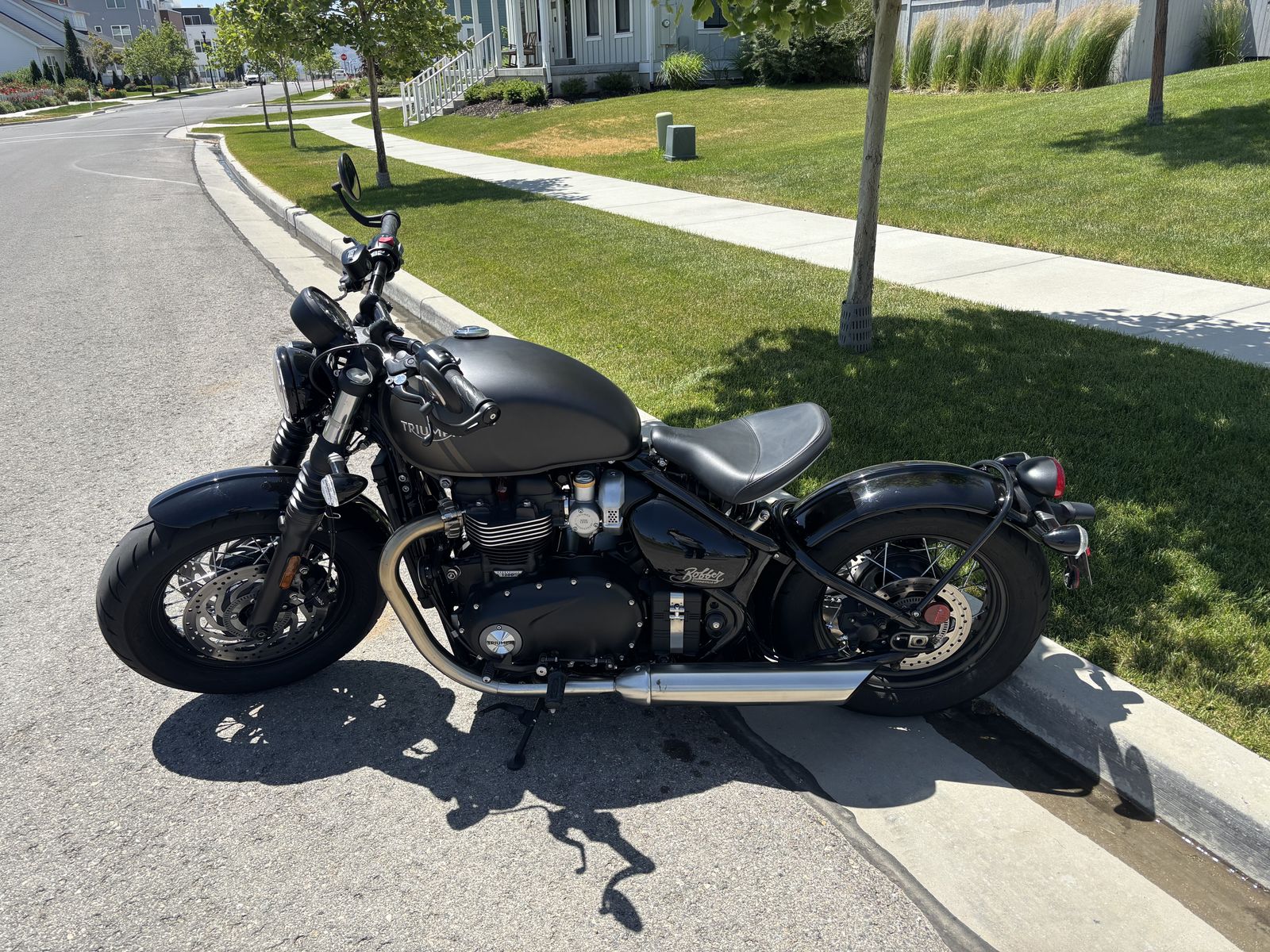 2023 Triumph Bobber - low miles