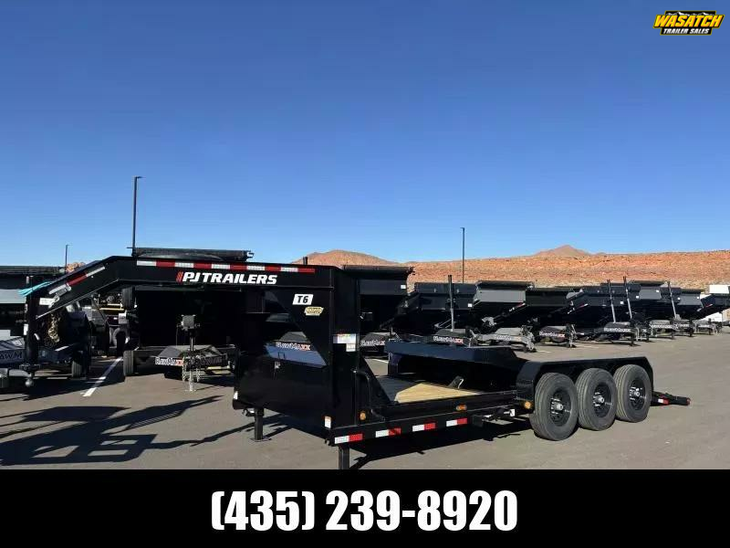 PJ Trailers 7X24 21K T6 GN 6" CHANNEL TILT Equipment Trailer