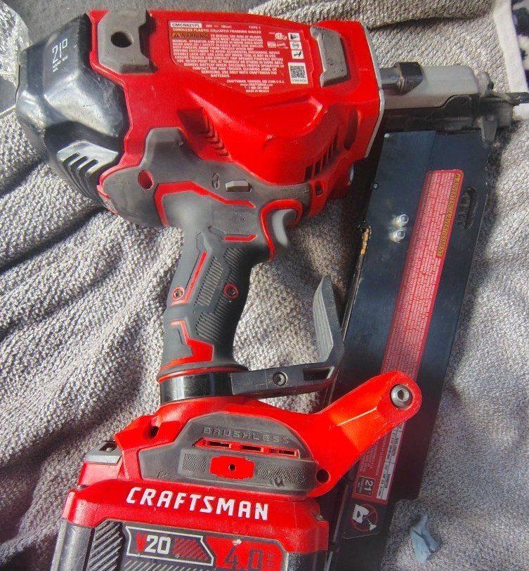 Craftsman V20 Brushless RP 21-Degree Framing Nailer