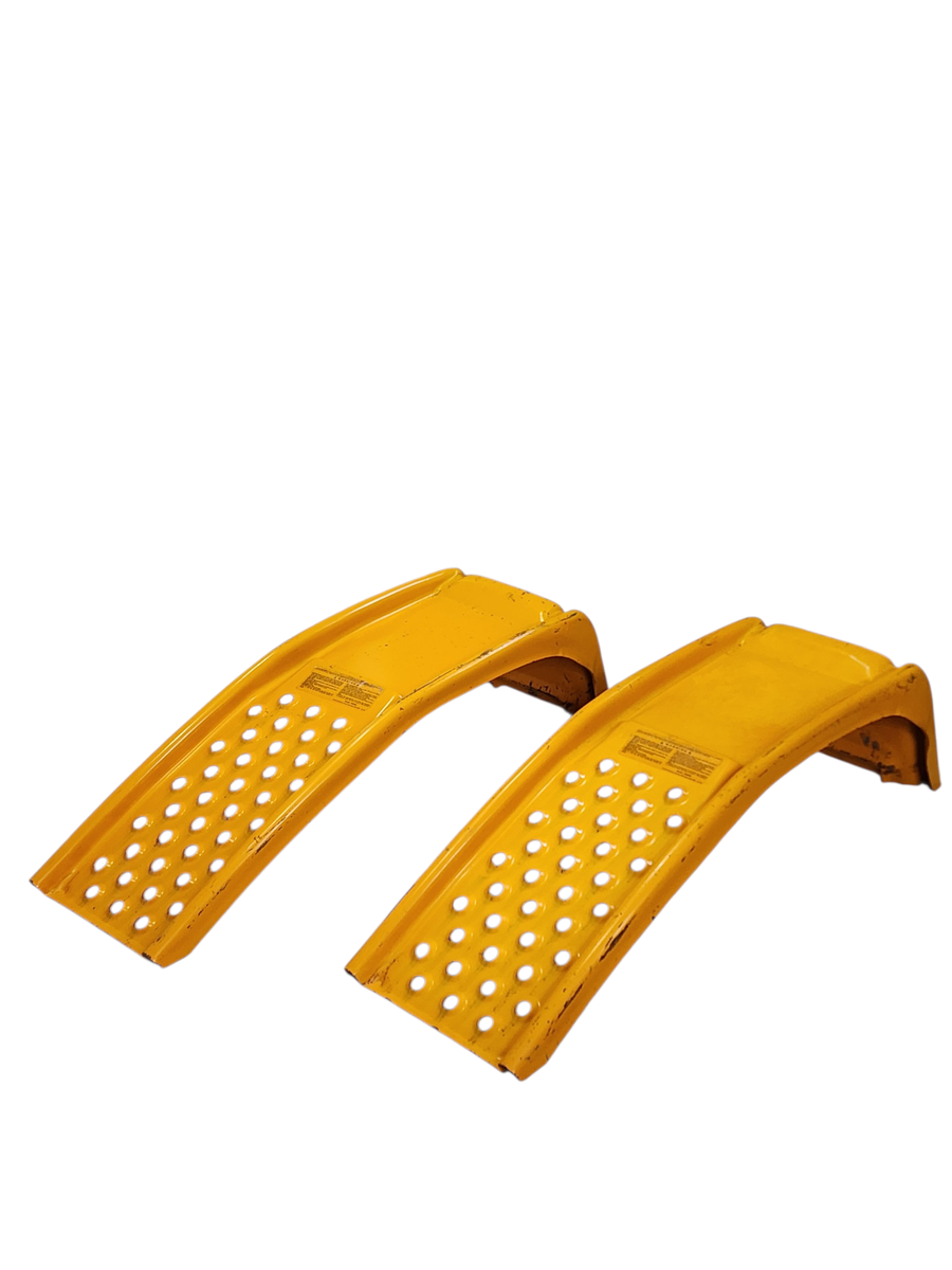 Heavy-Duty, One-Piece Steel Vehicle Service Ramps (Car Ramps)