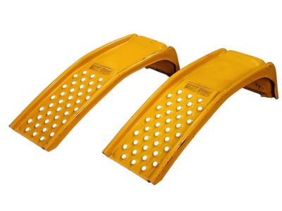 Heavy-Duty, One-Piece Steel Vehicle Service Ramps (Car Ramps)