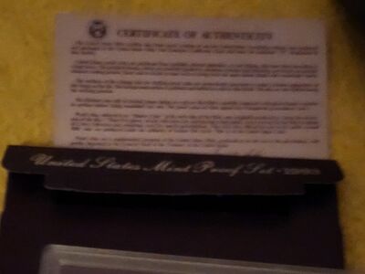 1984 - 1999 Proof Set coins