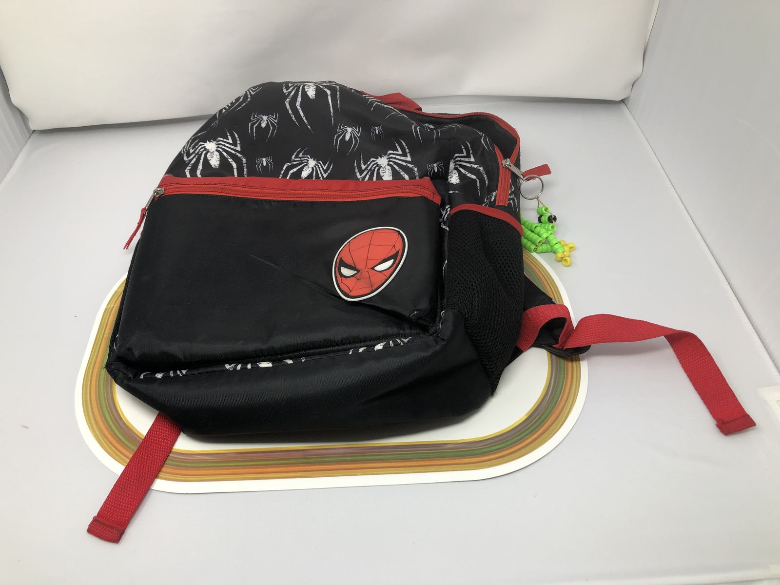 Marvel Spider-Man Children’s Backpack – Black & Red with Spider Motif