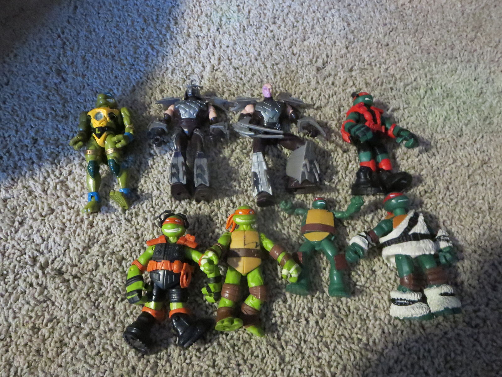 TMNT action figure lot of 8