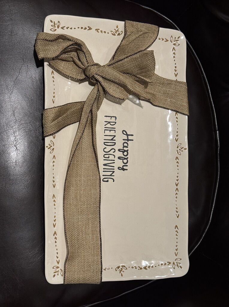 Friendsgiving serving Plate