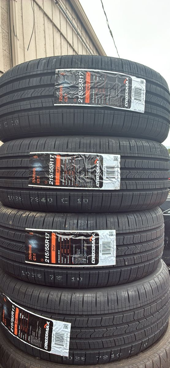 Set of 4 Crossmax Touring CT-1 All-Season Tires 215/55R17 94V New free installation valance