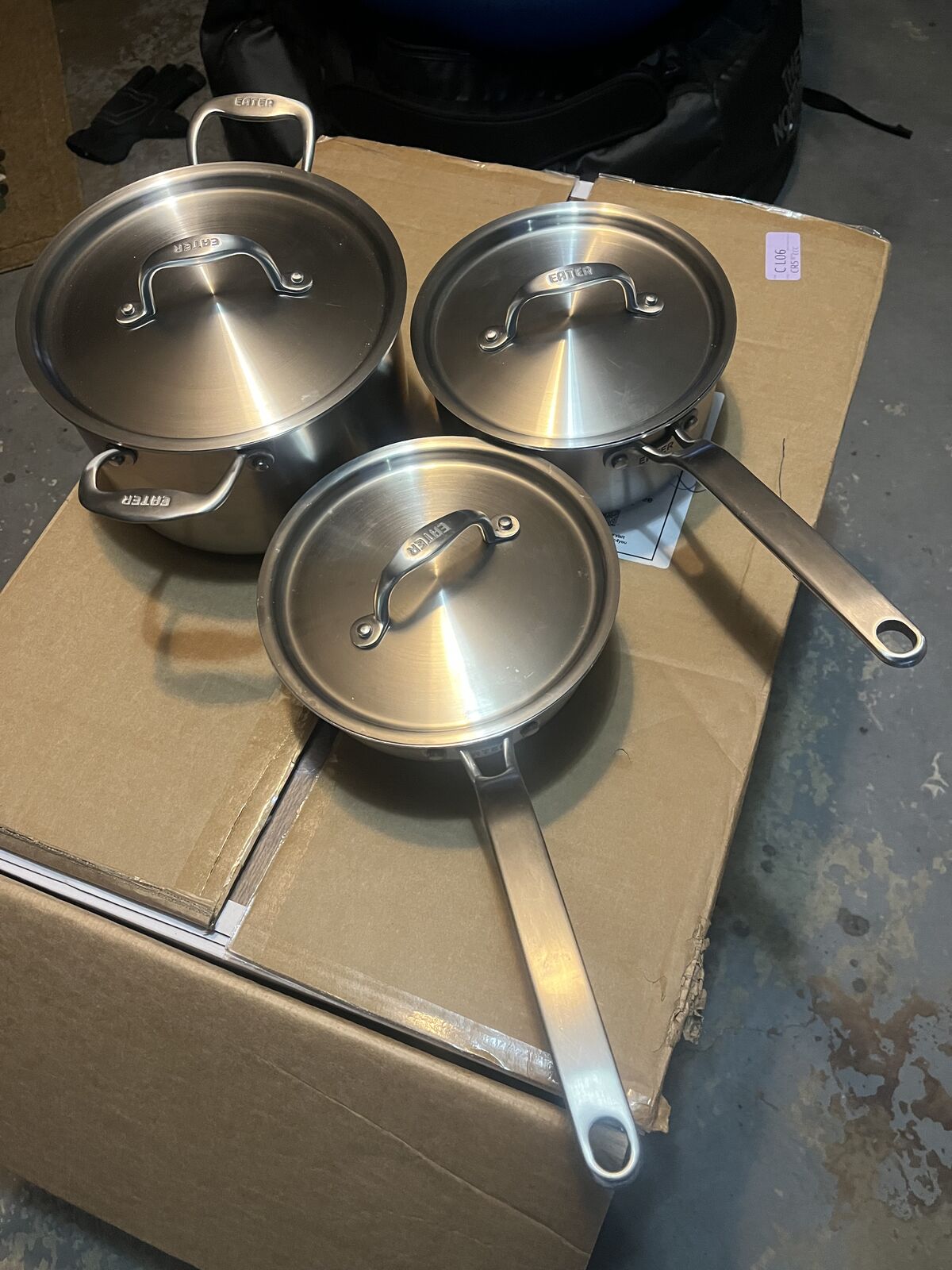 Heritage steel 3 pan set