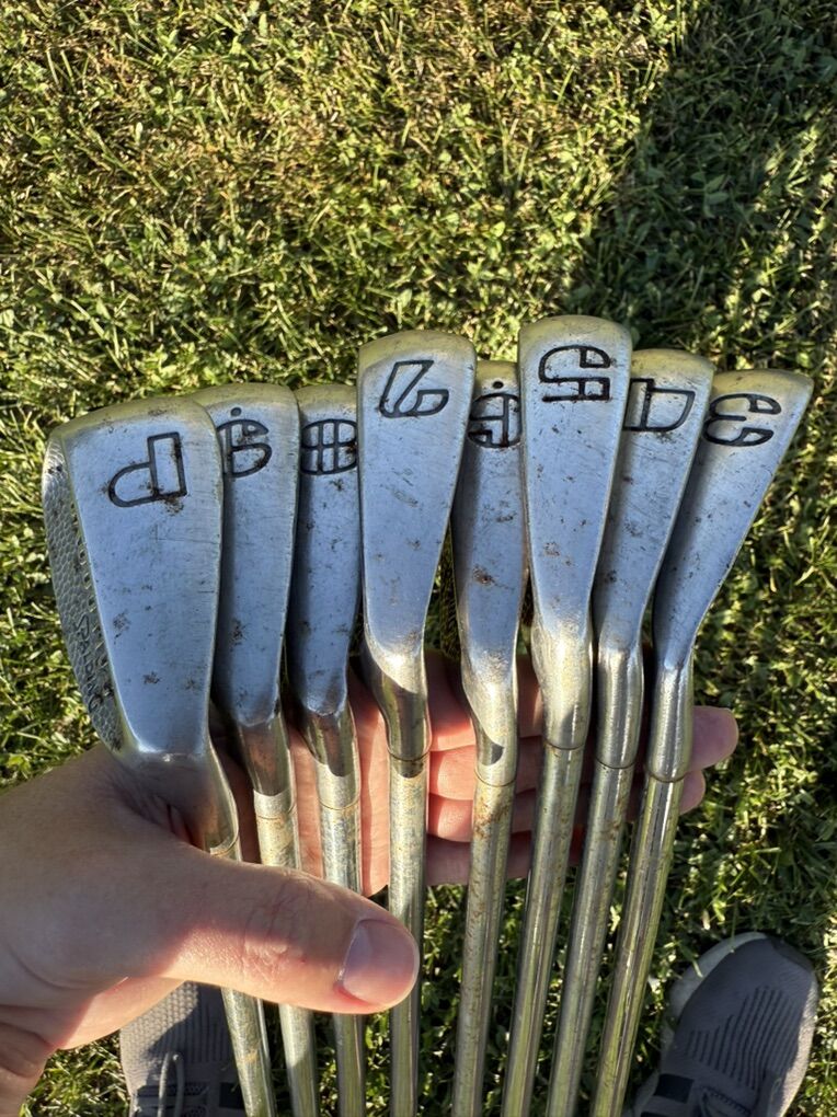 Vintage Spalding Executive Golf Irons & 5-Wood