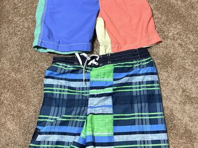 Boys Size 14/16 Swimsuits Gap pair