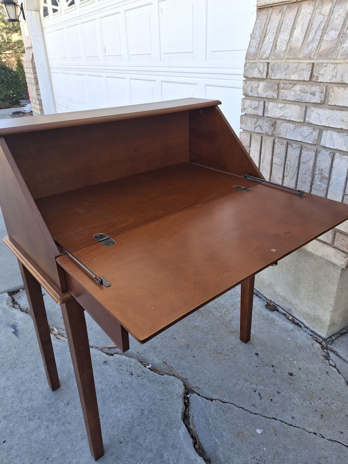 all wood secretary desk