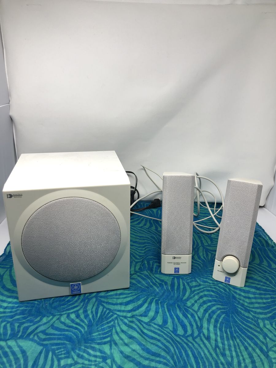 Vintage Yamaha YST-MS201 2.1 Powered Multimedia Speaker System