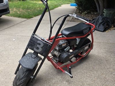 Coleman CC100X Red Mini Bike - Compact 3.0HP Gas Powered Fun