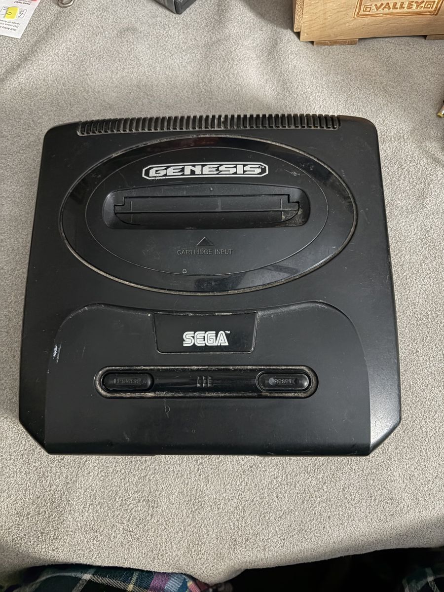 Sega Genesis Console with 2 Controllers and 11 Games