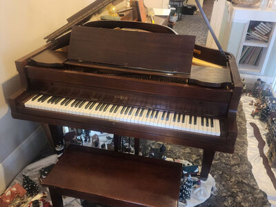 Restored Cable Baby Grand Piano Circa 1917