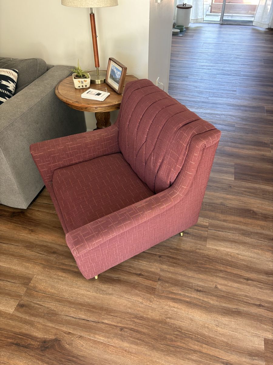 Red vintage chair