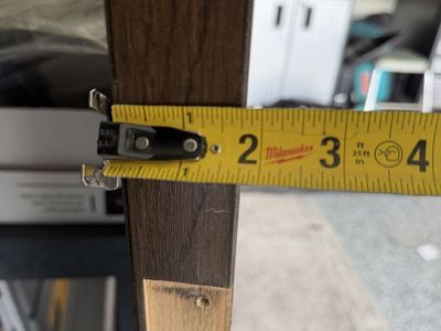 Solid wood door 83”x34”