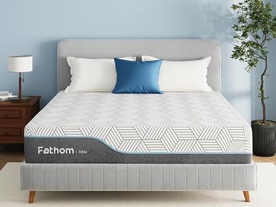 FATHOM Firm Queen Mattress 10 In Memory Foam Mattress Queen Size Bed in a Box, CertiPUR-US Certified