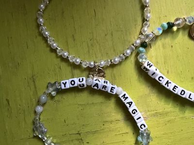 Little Words Project Be Kind, You Are Magic, Wicked Brave Beaded Bracelets, Set of 3