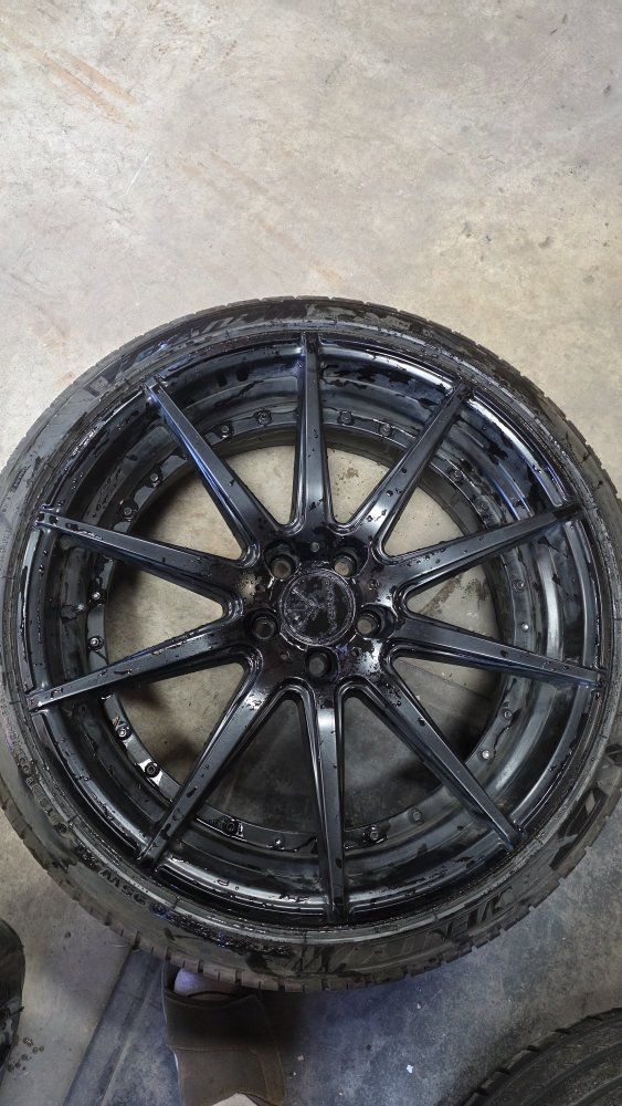Verde Rims and Tires 245/35ZR20 Set of 4 plus spare tire