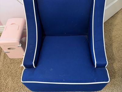 Navy blue kids chair