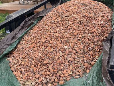 (FREE) 2-3 Cubic Yards of Red Rock