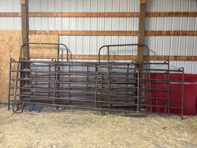 Horse corral panels and gates