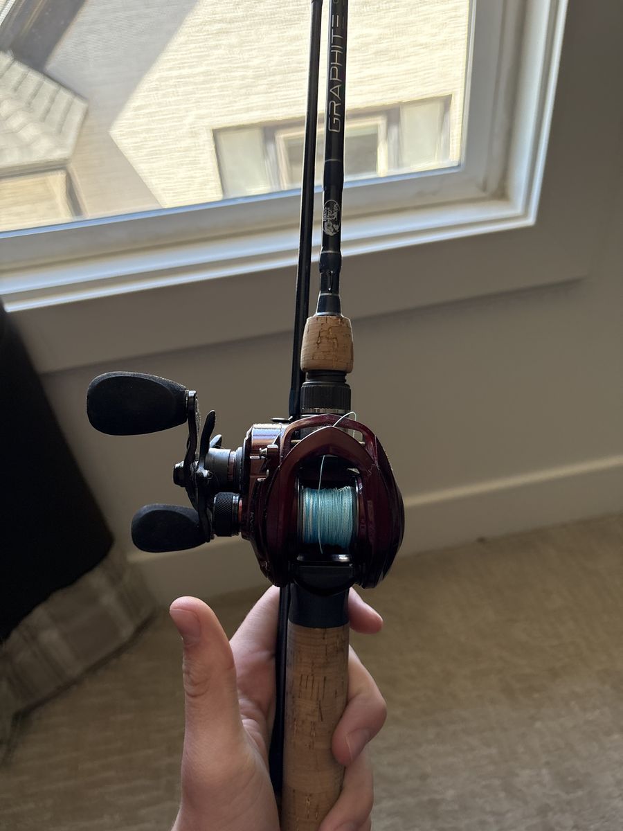Bass Pro Shop Rod With Lews Baitcasting Reel