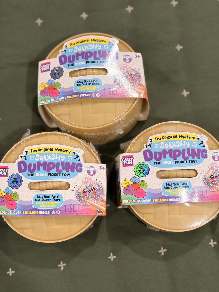 RMS Confetti Squishy Dumplings 3-Pack
