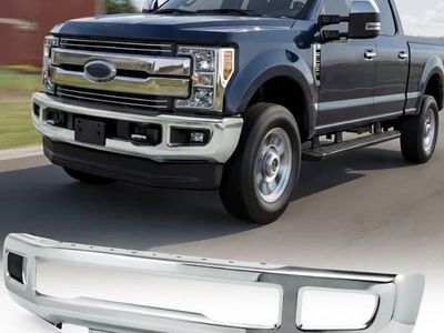17-19 For F250 F350 front chrome bumper w fog ligh