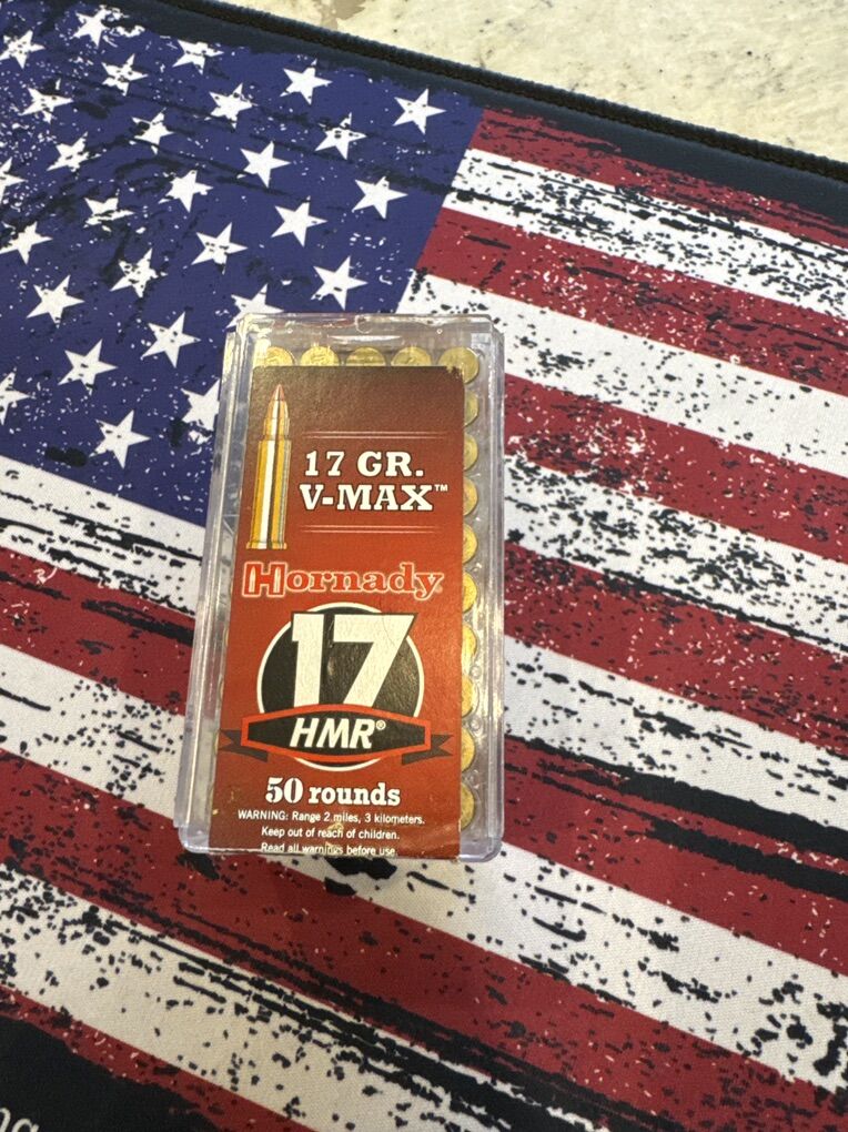 .17 HMR Hornady V-Max 50 Rounds